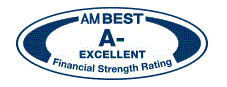 This company was issued a secure rating by the A.M. Best Company, click for additional details